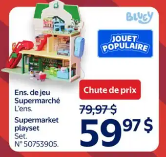 Walmart Supermarket playset offer