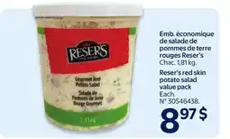 Walmart Reser's red skin potato salad value pack offer