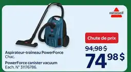 Walmart PowerForce canister vacuum offer