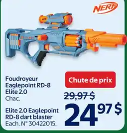 Walmart Nerf Elite 2.0 Eaglepoint RD-8 dart blaster offer