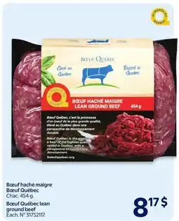 Walmart Bœuf Québec lean ground beef offer