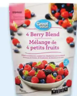Walmart Great Value frozen fruit 400 g - 600 g offer