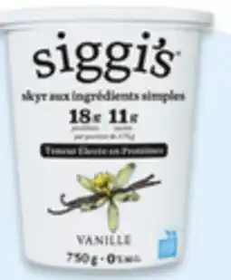 Walmart Siggi's Skyr 650g - 750 g yogurt offer