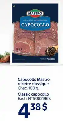 Walmart Classic capocollo offer