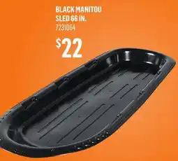 Canac Black Manitou Sled 66in offer