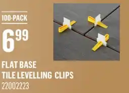Canac Flat Base Tile Levelling Clips offer