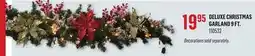 Canac Deluxe Christmas Garland 9 ft offer