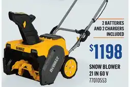 Canac Snow Blower 21 in 60 V offer