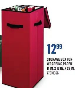 Canac Storage Box for Wrapping Paper 11 in. x 13 in. x 32 in offer