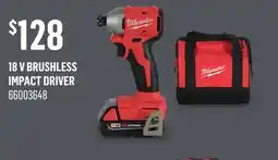 Canac 18 V Brushless Impact Driver offer