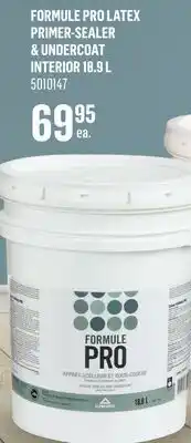 Canac Formule Pro Latex Primer-Sealer & Undercoat Interior 18.9 L offer