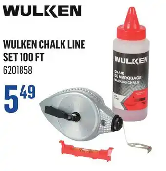 Canac WULKEN Chalk Line Set 100 ft offer