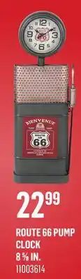 Canac Route 66 Pump Clock 8 5/8 in offer