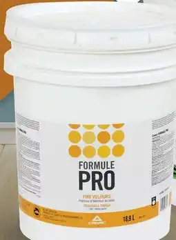 Canac Formule Pro Eggshell Interior Latex Paint Natural White & Colours 18.9 L offer