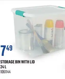 Canac Storage Bin with Lid 24 L offer