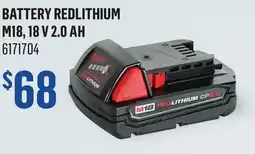 Canac Battery REDLITHIUM M18, 18V 2.0 Ah offer
