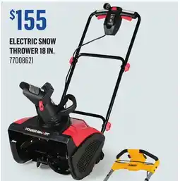 Canac Electric Snow Thrower 18 in offer