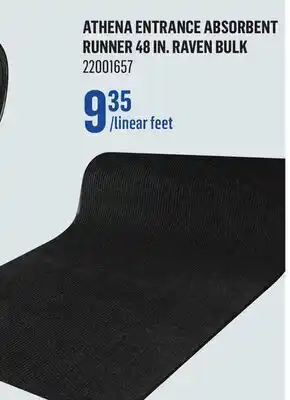 Canac Athena Entrance Absorbent Runner 48in. Raven Bulk offer