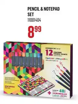 Canac Pencil & Notepad Set offer