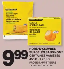 L'Intermarché HORS-D'OEUVRES SURGELÉS | FROZEN APPETIZERS, 456 G - 1,25 KG offer