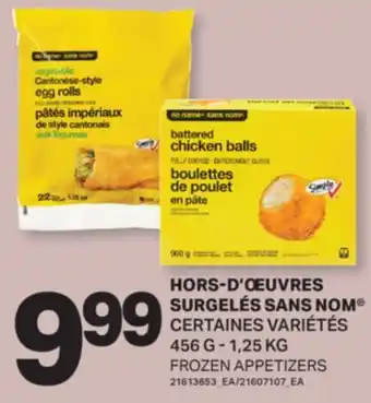 L'Intermarché HORS-D'OEUVRES SURGELÉS | FROZEN APPETIZERS, 456 G - 1,25 KG offer