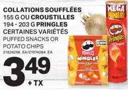L'Intermarché COLLATIONS SOUFFLÉES, 155 G OU CROUSTILLES, 194 - 203 G | PUFFED SNACKS OR POTATO CHIPS offer