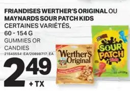 L'Intermarché FRIANDISES OU SOUR PATCH KIDS, 60-154 G | GUMMIES OR CANDIES offer