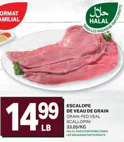 L'Intermarché ESCALOPE DE VEAU DE GRAIN | GRAIN-FED VEAL SCALLOPINI offer