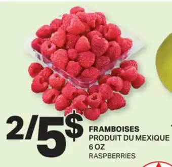 L'Intermarché FRAMBOISES | RASPBERRIES, 6 OZ offer