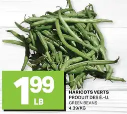 L'Intermarché HARICOTS VERTS | GREEN BEANS offer