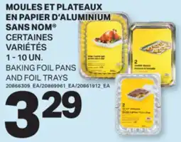 L'Intermarché MOULES ET PLATEAUX EN PAPIER D'ALUMINIUM | BAKING FOIL PANS AND FOIL TRAYS, 1 - 10 UN offer