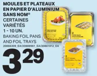 L'Intermarché MOULES ET PLATEAUX EN PAPIER D'ALUMINIUM | BAKING FOIL PANS AND FOIL TRAYS, 1 - 10 UN offer