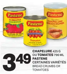 L'Intermarché CHAPELURE, 425 G OU TOMATES, 796 ML | BREAD CRUMBS OR TOMATOES offer