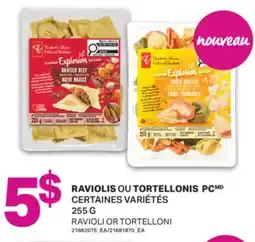 L'Intermarché RAVIOLIS OU TORTELLONIS, 255 G | RAVIOLI OR TORTELLONI offer