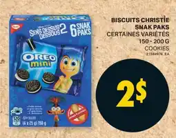 L'Intermarché BISCUITS SNAK PAKS | COOKIES, 150 - 200 G offer
