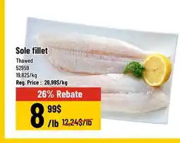 Mayrand Sole fillet offer