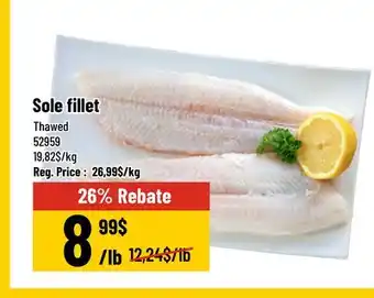 Mayrand Sole fillet offer