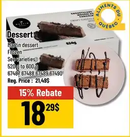 Mayrand Dessert offer