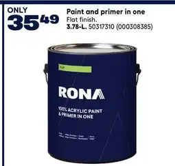 RONA 3.78-L. Paint and primer in one offer