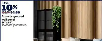 RONA Richelieu Acoustic grooved wall panel 24 x 95 offer