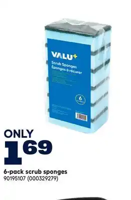 RONA 6-pack scrub sponges offer