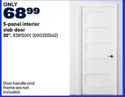 RONA VALU+ 5-panel interior slab door 30 offer