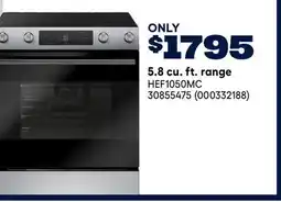 RONA 5.8 cu. ft. range offer