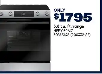 RONA 5.8 cu. ft. range offer