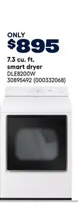 RONA LG 7.3 cu. ft. smart dryer offer
