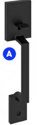 RONA WEISER Amador handlesets and Casey door levers Amador handleset, matte black finish offer