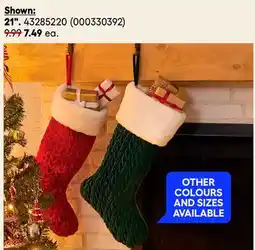 RONA Christmas stocking 21 offer