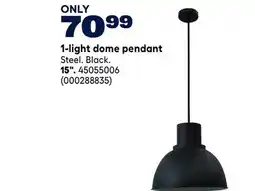 RONA VALU+ 1-light dome pendant offer
