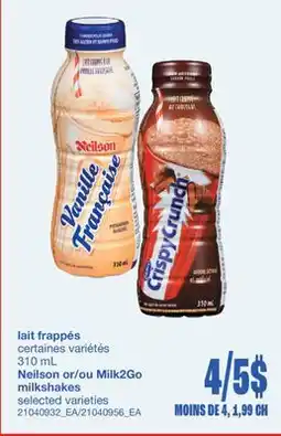 Wholesale Club lait frappés, 310 mL offer