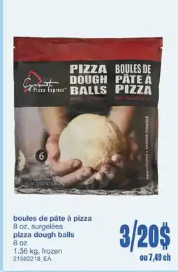 Wholesale Club boules de pâte à pizza, 8 oz offer